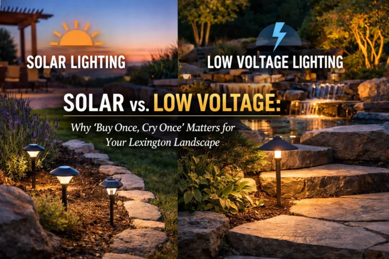 Solar vs. Low Voltage: Why 'Buy Once, Cry Once' Matters for Your Lexington Landscape x28fmllr0su